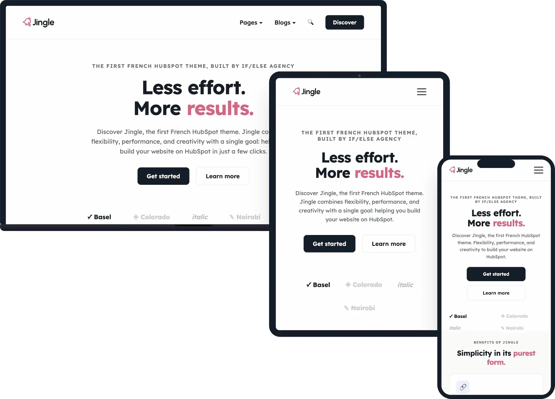 Jingle Mockup Website optim