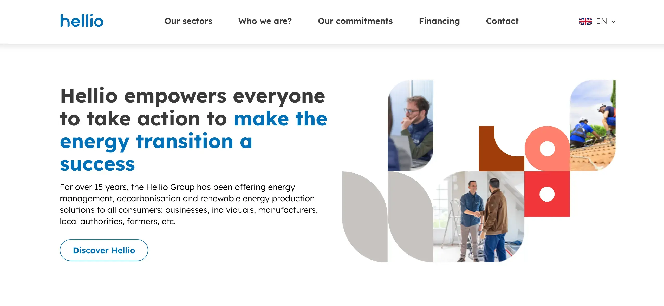 Hellio IEA Website
