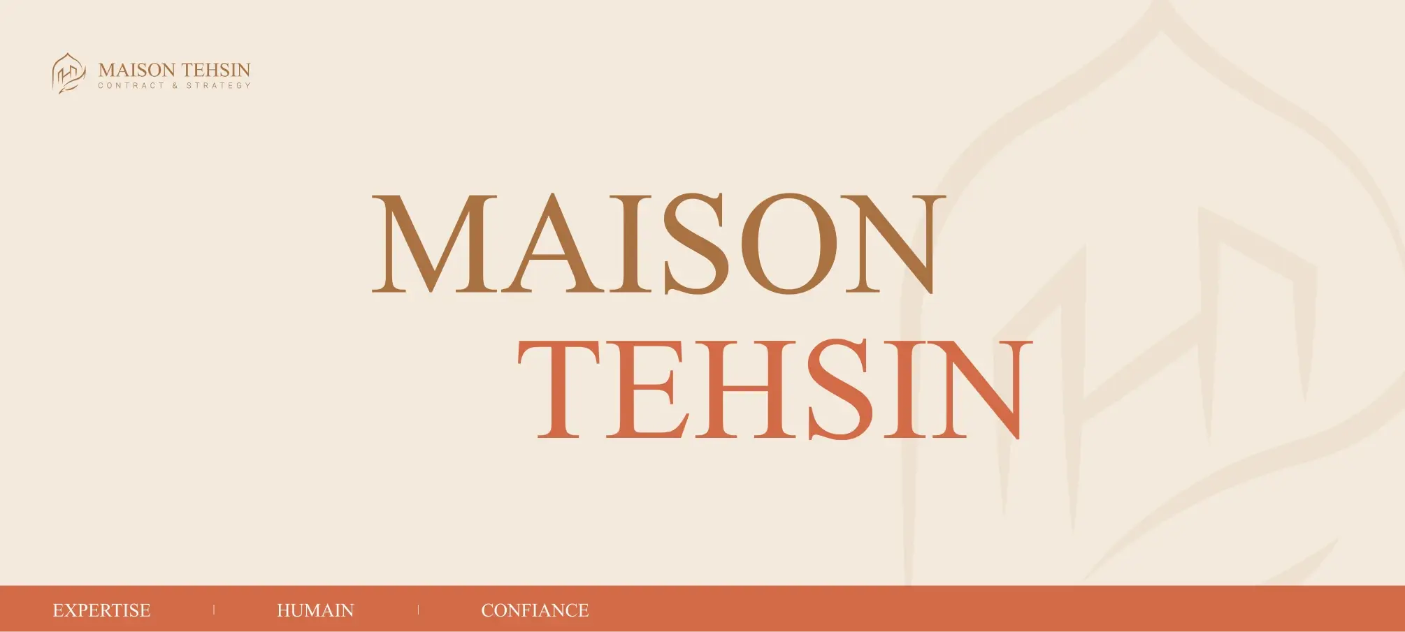 Maison Tehsin graphic design & brand identity
