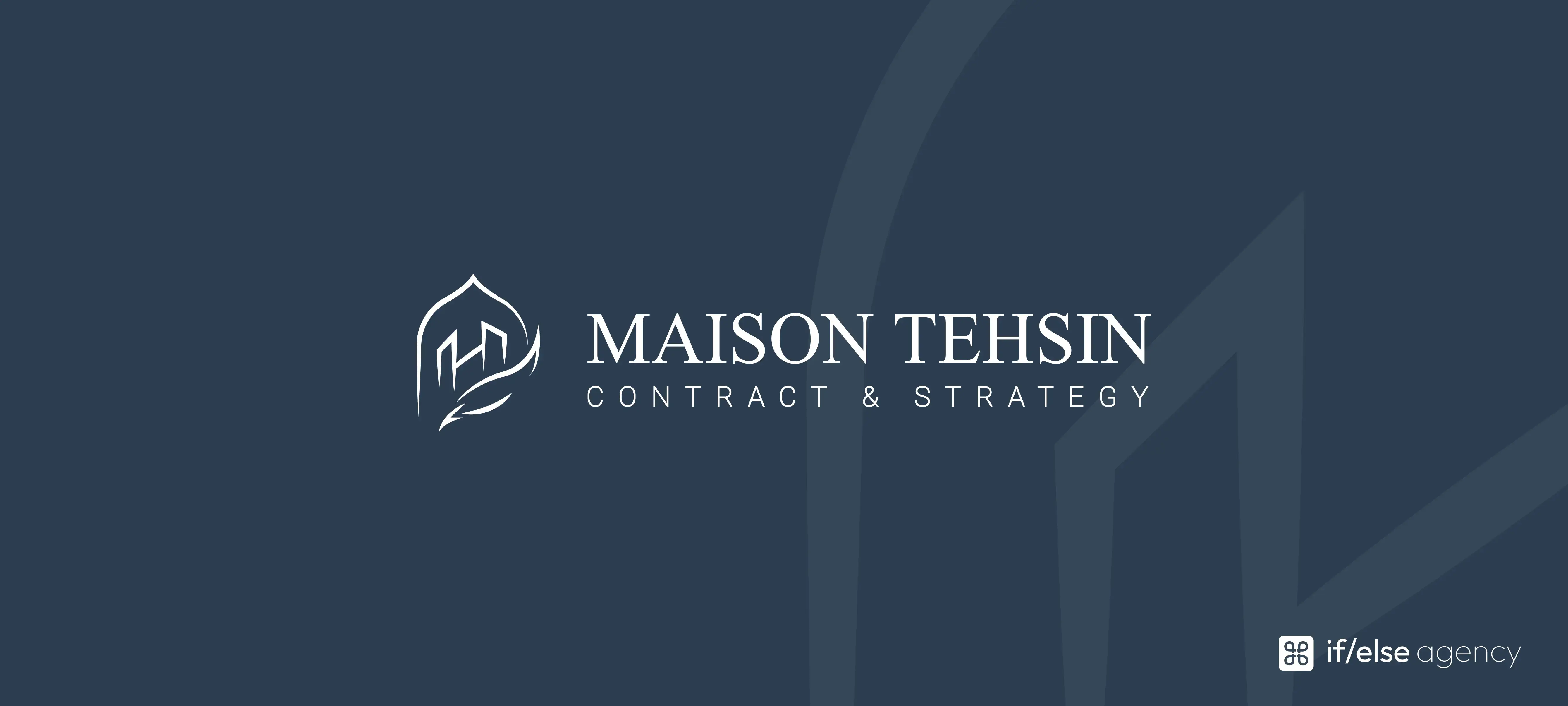 Identité de marque Maison Tehsin : logo et charte graphique